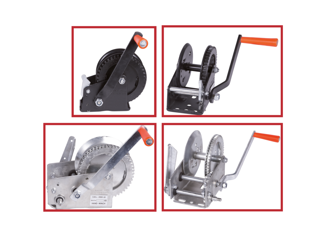 Cabrestante freno manual