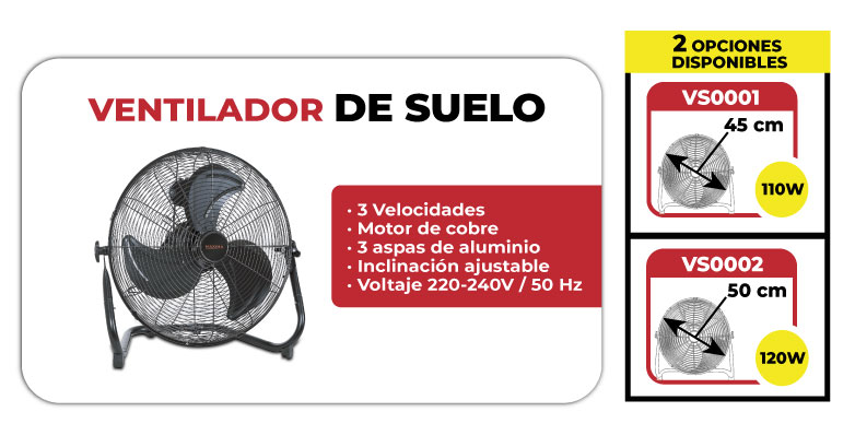 ventiladores de suelo
